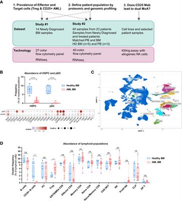 CD25 targeting with the afucosylated human IgG1 antibody RG6292 eliminates regulatory T cells and CD25+ blasts in acute myeloid leukemia